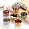Mustard/Salad/Tomato Sauce Dipping Bowl Stainless Steel Sauce Cup Multifunctional Sauce Dish
