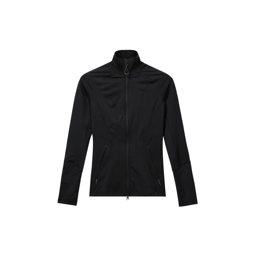 Adidas X Stella McCartney Collaboration Training Mid-Length Breathable Jacket Women Jacket Black HD9105