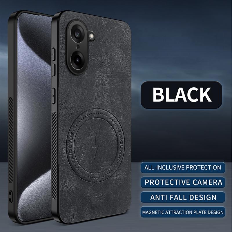 Для OnePlus Nord CE 5/Nord 5/Nord 3/1+ Nord5 Чехол Простой Стильный Магнитная Присоска Роскошная Кожаная Кожаная Анти-падение Защитная Крышка