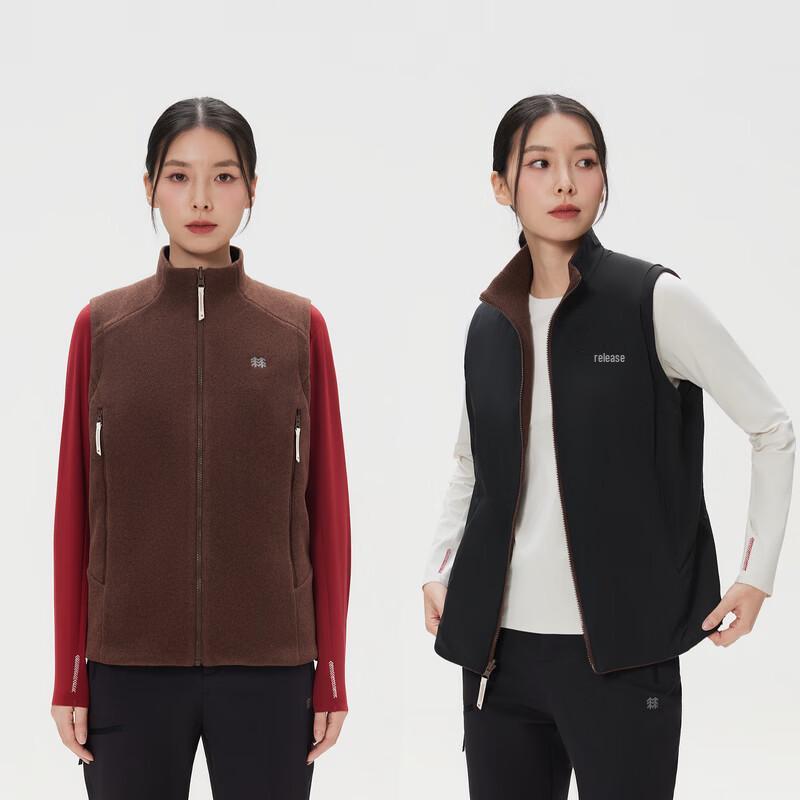 Унисекс флисовый жилет KOLON SPORT POLARTEC с двусторонней ноской