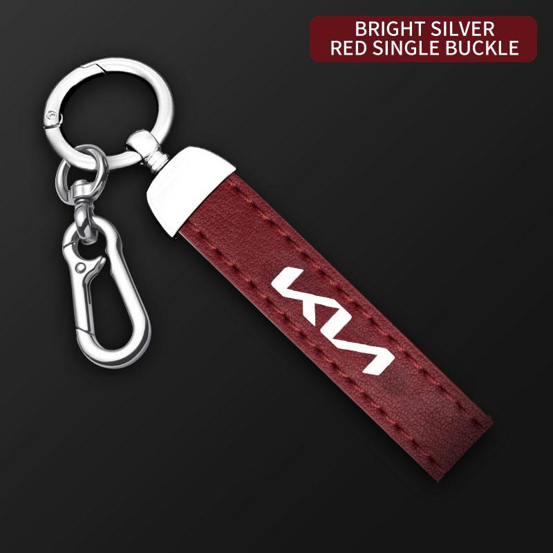 Car Keychain Solid Color Key Strap Key Holder Keyrings For KIA KN K3 K5 Sportage Rio Sorento Picanto Ceed RIO 2 3 4 Accessories rtge90