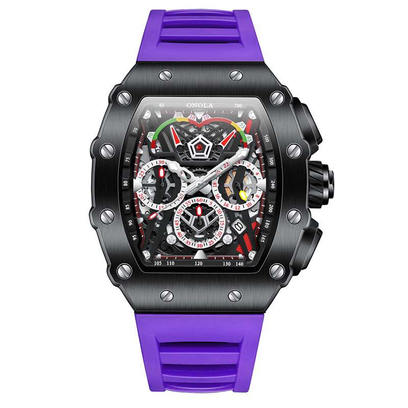 Top Brand New Fashion Multi-color Multi-function Automatic Mechanical Men's Watch Luminous Waterproof Men's Wrist Watch