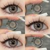 Eyeshare 1pair Gray Color Contact Lenses for Eyes Natural Soft Lens 14.5mm Big Eyes Contacts Annual Use