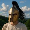 King Leonidas Spartan Helmet: 300 Movie Replica, Battle-Ready Steel Armor