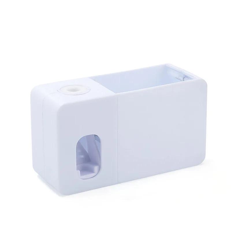 Автоматический дозатор зубной пасты 2 в 1 с держателем для зубных щеток, настенный держатель для зубной пасты, органайзер для ванной, аксессуары для ванной комнаты