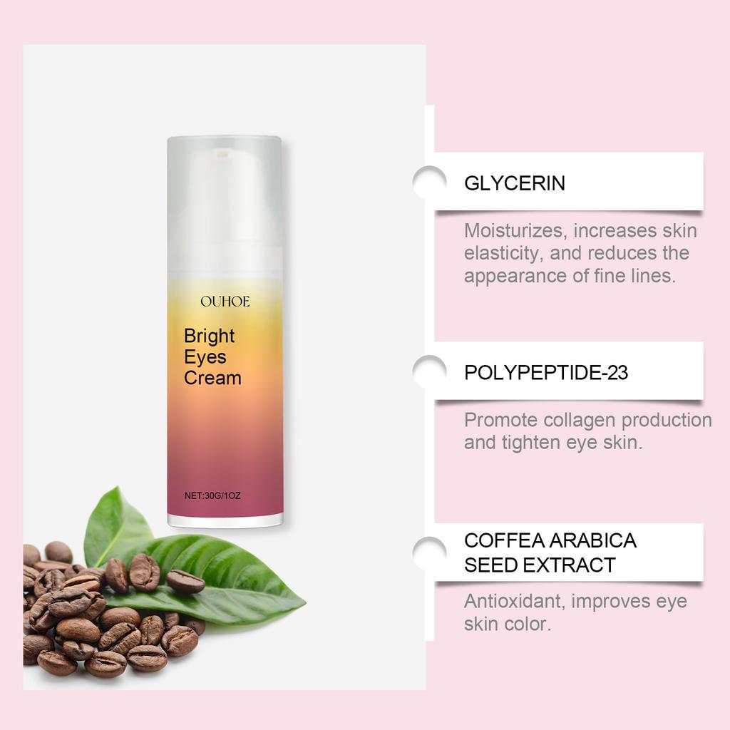 Крем для укрепления кожи вокруг глаз Увлажняющий и увлажняющий Улучшающий эластичность кожи вокруг глаз Уход за нежной кожей Питательный крем