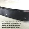 Universal Rear Roof Lip Spoiler Wing ABS Decorate Strips Fit Hatchback Car Gloss & Matte Black