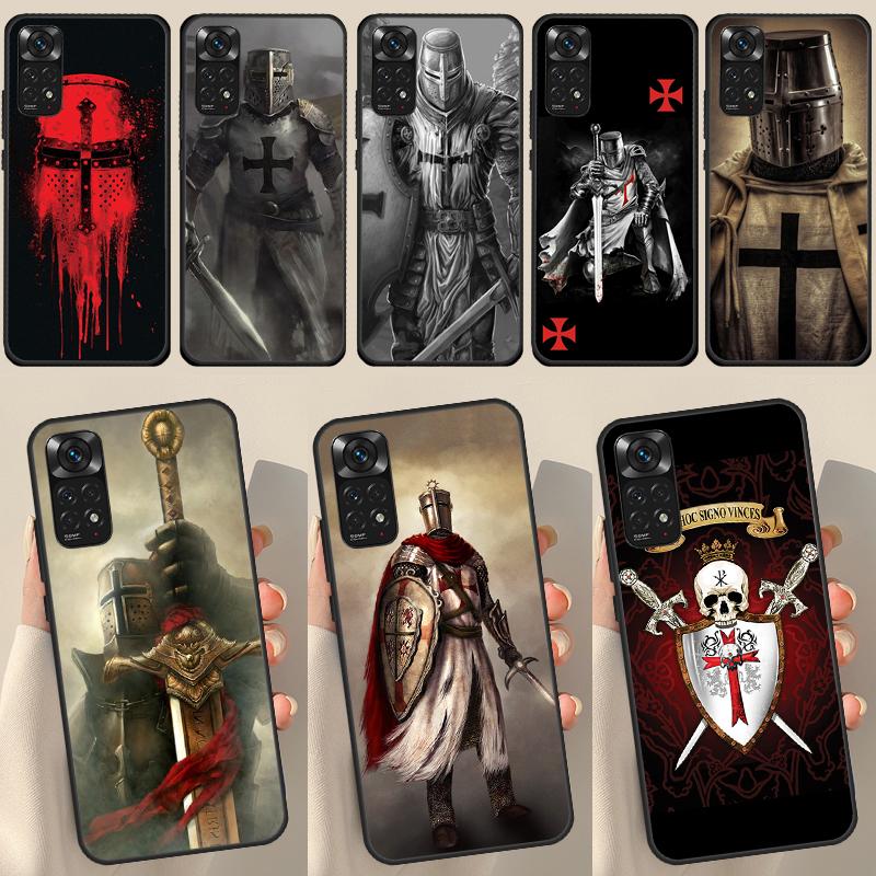 Чехол Templar Knight для Redmi Note 12 Pro Plus для Redmi Note 10 8 9 11 Pro 12S 11S 10S 9S 9C 10C 12C