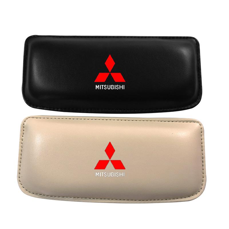 Leather Knee Pad Car Interior Pillow Comfortable Elastic Cushion For Mitsubishi ASX Lancer Pajero Outlander L200 EVO Lancer EX