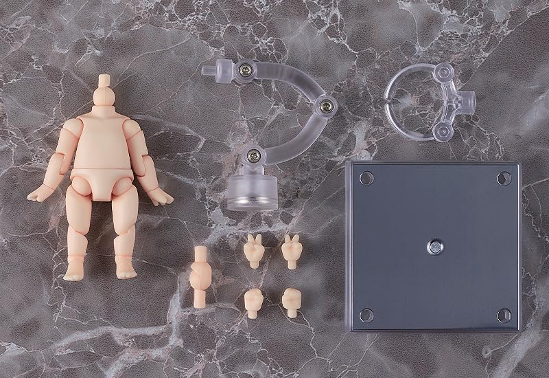 Кукла Нендороид архетип пластиковая окрашенная подвижная фигурка части 1.1 Дети[кремовый] Не масштабируется [только тело]