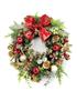 Mamawreath B LL Christmas Artificial Flower Entryway Eternal LL 38cm X 12cm Christmas Wreath [2025 Size] Wreath, Ornament, Gift, Wreath, Present,