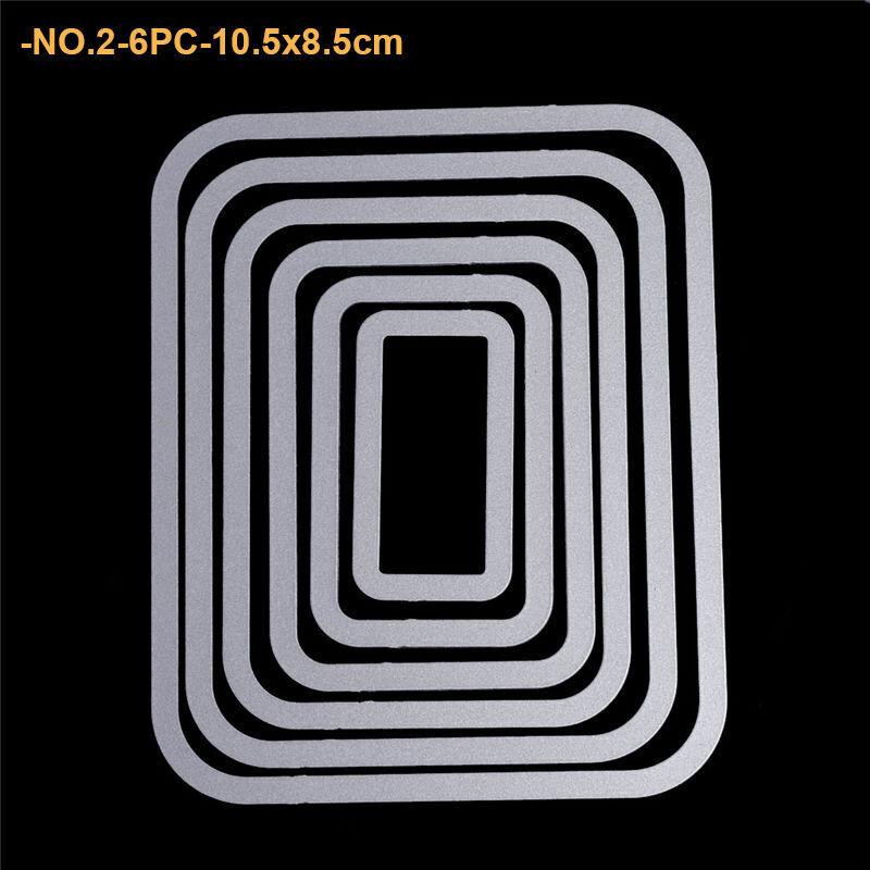 Линия шитья, прямоугольная форма, вырубные штампы, металлический трафарет, сделай сам, скрапбукинг, альбом, тиснение бумажной карты, ремесло, высечка, шаблон рамки