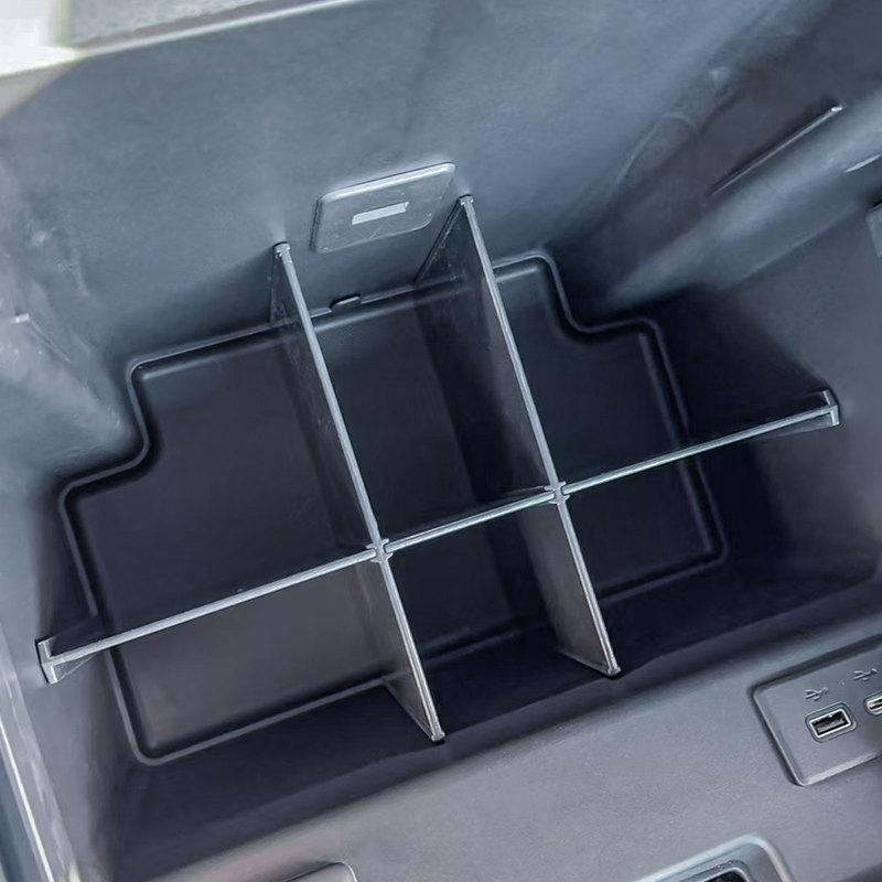 Center Console Dividers for 2025 2024 Chevrolet Silverado 1500 & GMC Sierra 1500 Armrest Storage Divider Tray Accessories