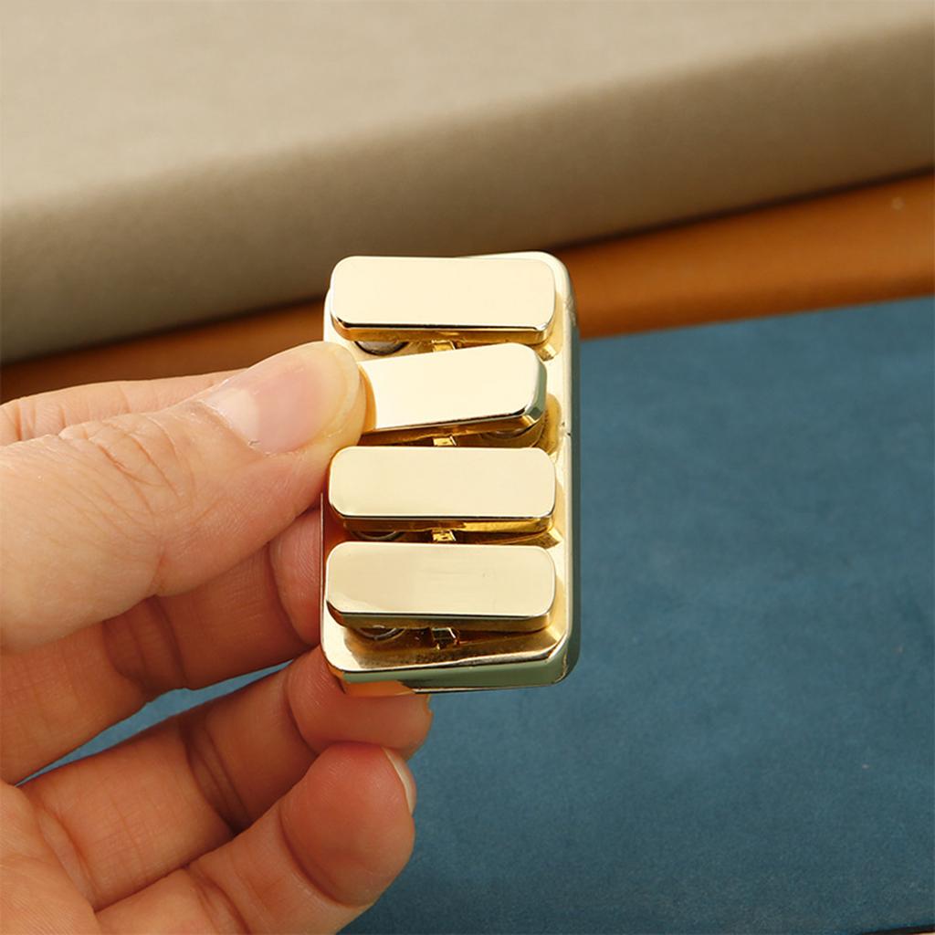 Металлический фиджет-кликер прямоугольной формы, игрушка для снятия стресса, игрушка для классной комнаты, офисного стола, фиджет-клавиши пианино «Золотое сечение»