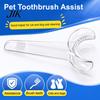 Dog Oral Hygiene Assistant Pet Tooth Brushing Helper, Clear Teeth Cleaning Aid, Reusable Dental Care Easy Tool Tool, Holds The Lip Aside for Dogs Cats