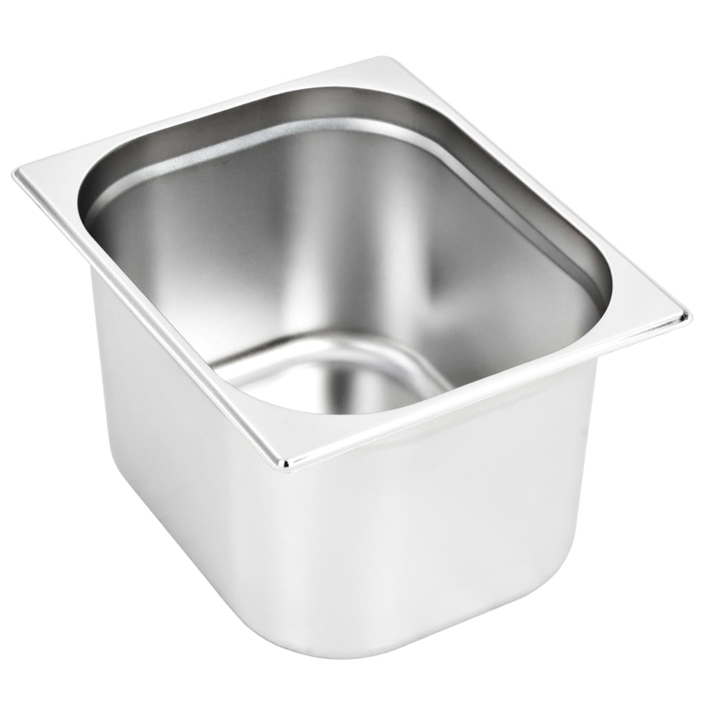 Gastronorm Container 2 pcs. GN 1 2 200 mm Stainless Steel
