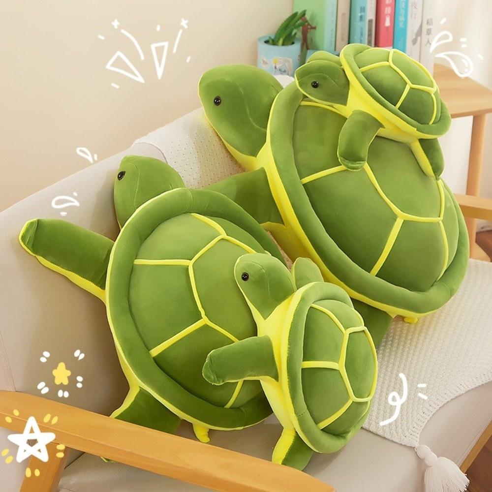 Soft Realistic Turtle Toys Cute Cartoon Stuffed Animal Dolls Sea Turtle Pillow Cushion Kids