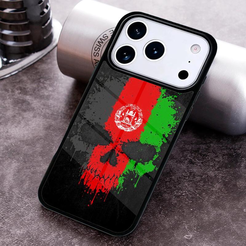 Афганский Афганистан Флаг Свобода Чехол для Телефона Для iPhone 17 16 15 14 13 12 11 Pro Max Plus 17Air Мягкий Силиконовый Чехол