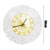 Religious Non Ticking Wall Clock, Art Hanging Clocks, Nursery Ramadan Mosque Decoration 30x30cm