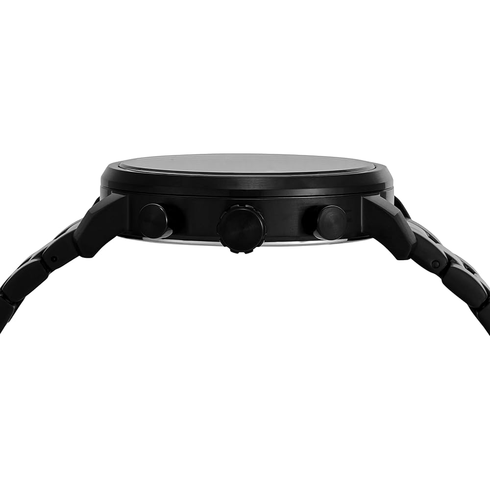 Мужские часы Fossil RHETT Multifunction из черной нержавеющей стали, BQ2845