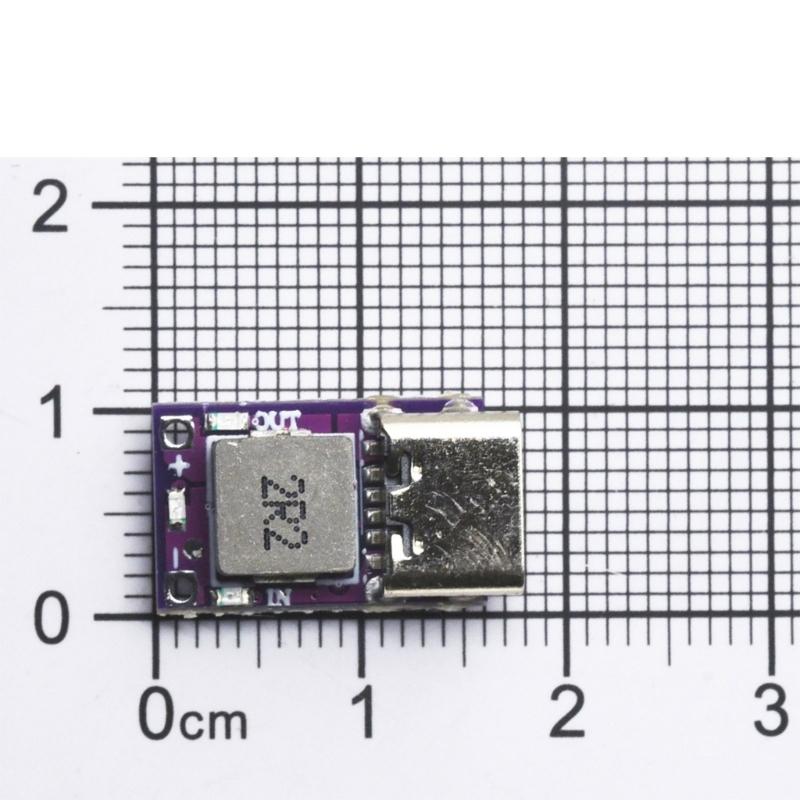 Высокоэффективный USB-C модуль питания с двойной функцией для аккумулятора 18650 3,7 В / 4,2 В, выход 12 Вт / 2,4 А
