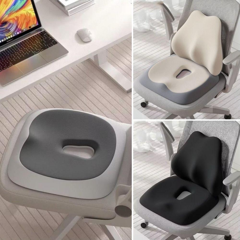 Breathable Seat Cushion Ergonomic Design Posture Support Cushion Office Seat Pad for Long Sitting