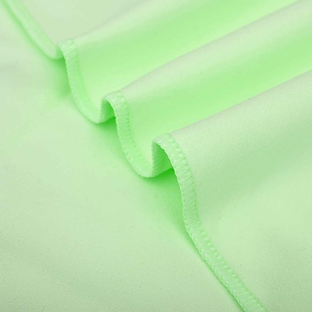 Sports Towels 2 pcs Green 200 x 100 cm Polyester and Polyamide