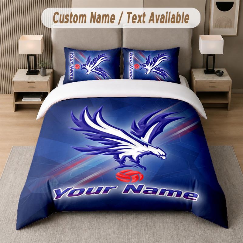 Crystal Palace Design Bedding Set Custom Text 1 Duvet Cover & 2 Pillow Cases
