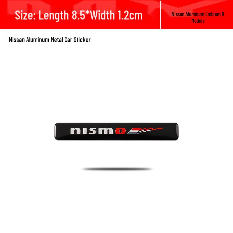 Алюминиевая автомобильная наклейка Nissan Sylphy, Qashqai, Teana, X-Trail, Kicks Nismo