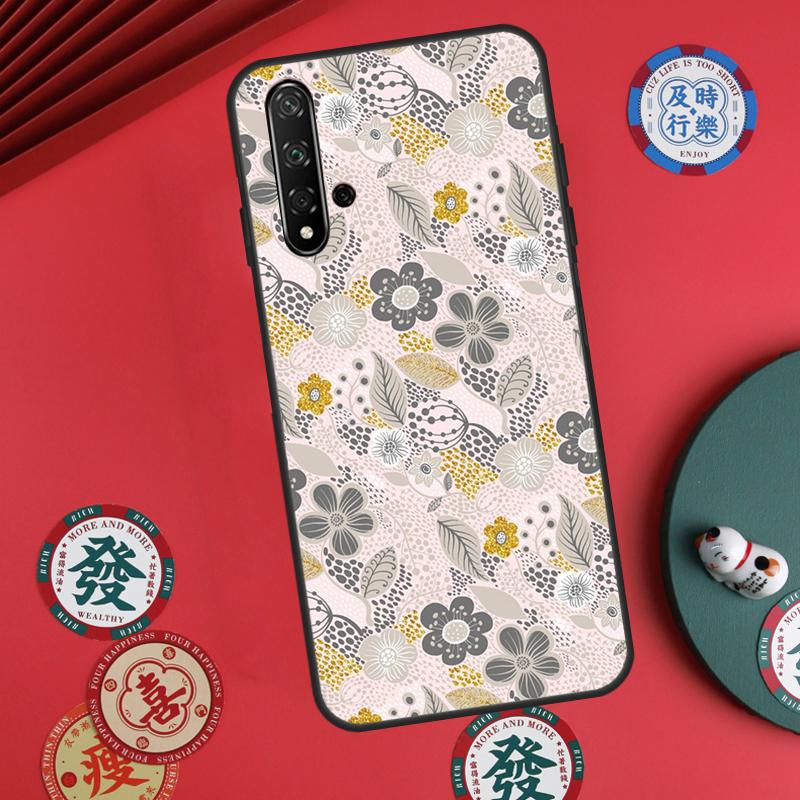 Цветочный Шарм Секретный Сад Для Huawei Nova 11 Pro 9 10 SE Y70 Y60 Y90 Y61 Y91 Y73 Y72 12s 12i 11i 8i P30 P40 Lite Чехол