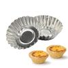 10Pcs Egg Tart Molds Tiny Pie Tartlets Dessert Mold Round Aluminium Mini Tart Pan Mini Cupcake Mold Baking Cups Bakeware