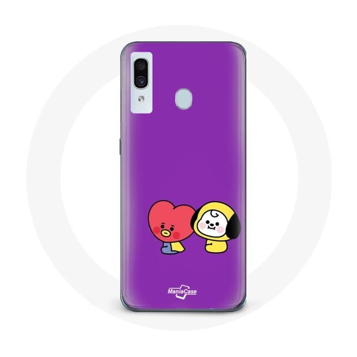 Coque pour Samsung Galaxy A20e BTS Bangtan Sonyeondan BT21 Tata V Chimmy Jimin