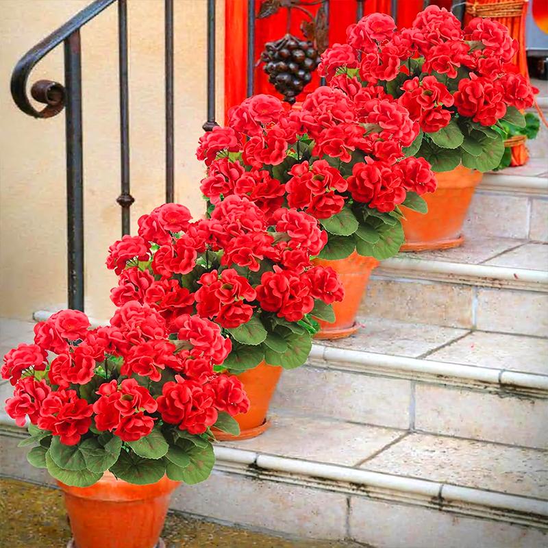 1шт. Букет бегоний, практичное украшение для дома, модные зеленые растения, современный шелковый цветок, имитация искусственного цветка