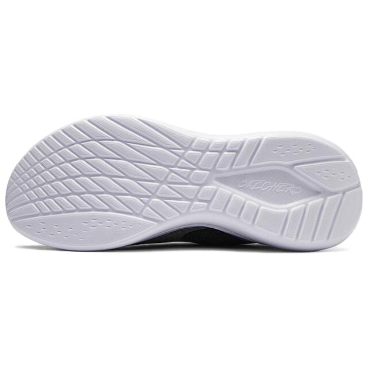 Skechers Спортивные Удобные Универсальные Низкие Беговые Кроссовки Женские Кроссовки Черный Синий 150220-BKLB