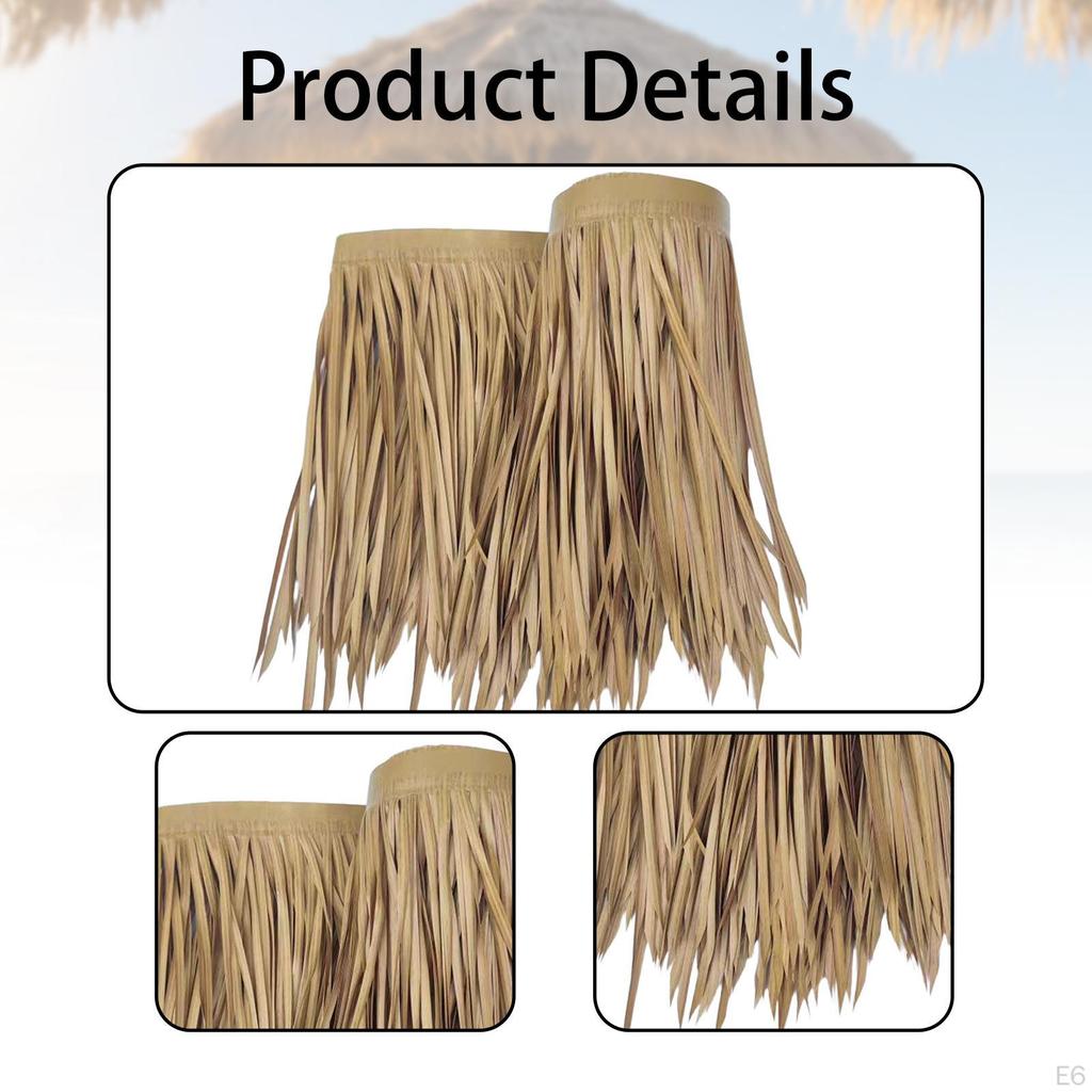 And Decorative Artificial Thatch Roof Accessory for Thatched Cottages, Grass Skirt Bar, Cabins,