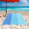 Polyester Fabric Beach Blanket Sandproof Waterproof Outdoor Mat Camping Blanket  Beach Trips