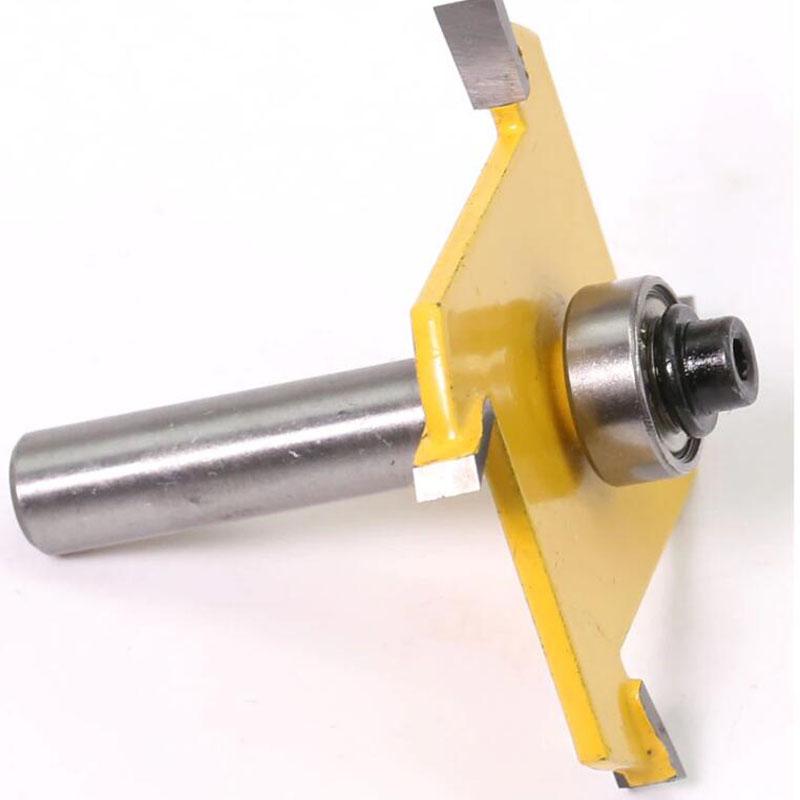 8mm Shank Z4 T Type Slotting Bit Cutter Industrial Grade Rabbeting Bit Woodworking Tool Router Bits