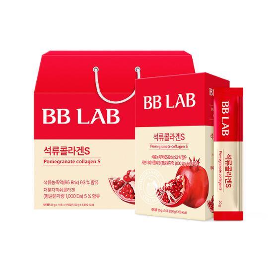 BB LAB Гранатовый коллаген S 14 пакетиков*4 упаковки (8 недель стоит)