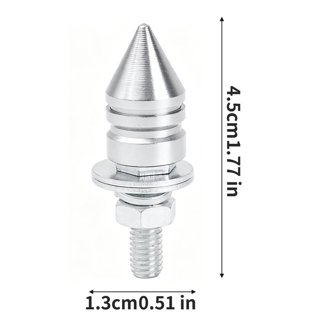 Universal Car License Plate Aluminum Alloy M6 Screws Corrosion Resistant Fasteners for ATV Motorcycle Exterior Modification