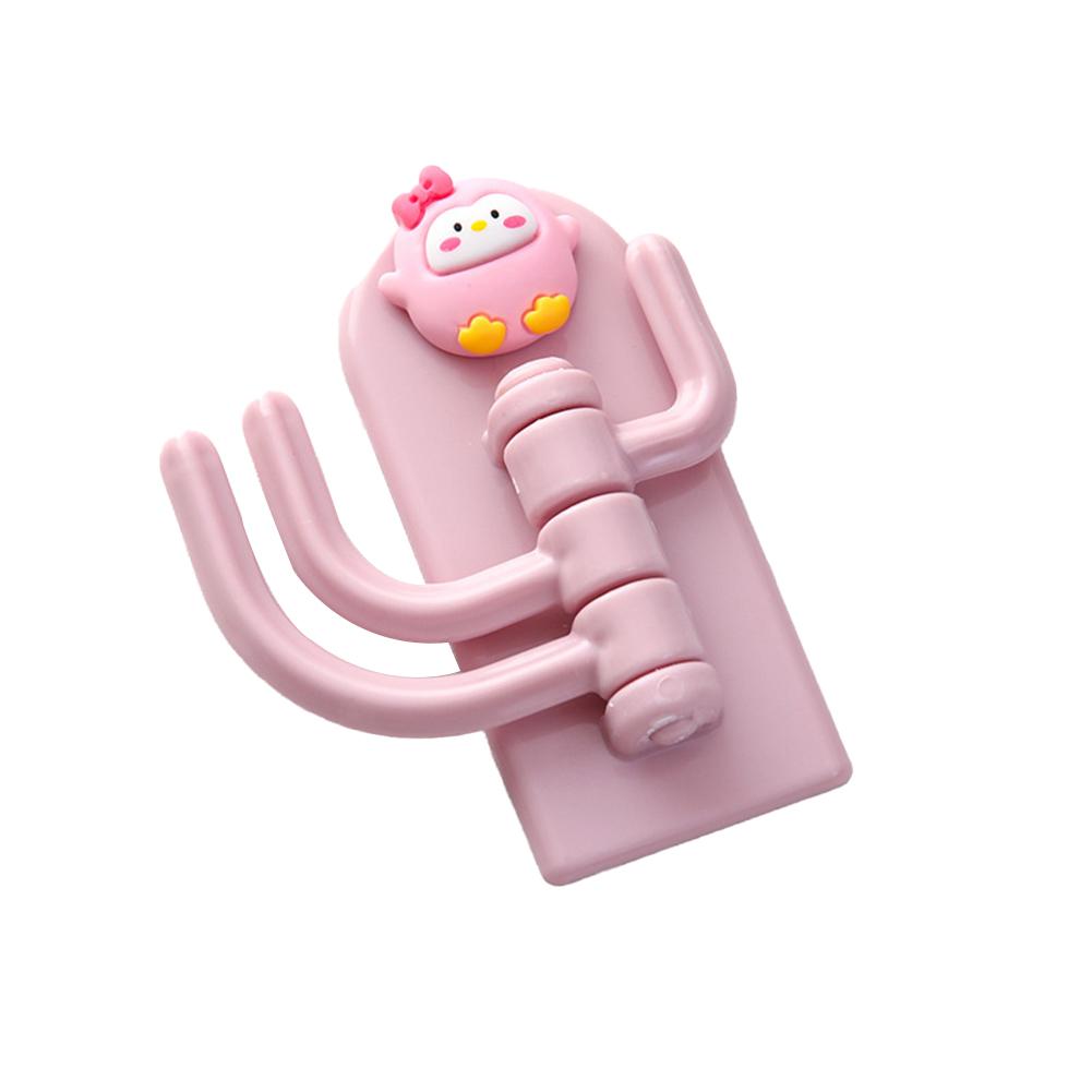 Симпатичные крючки, самоклеящиеся, 3 крючка, симпатичные, для студенческого общежития, бесплатный дырокол, не оставляющий следов, липкий крючок, настенный, дверной, крючок для ключей