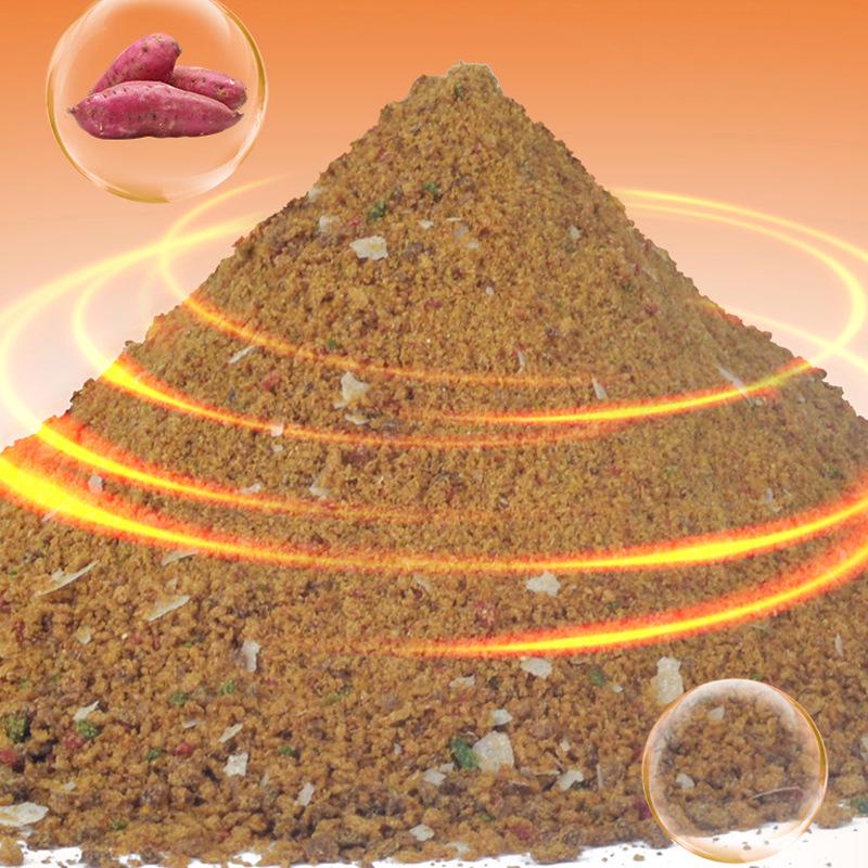 Карповая прикормка с ароматом картофеля: Сильный аромат, Отличное распыление, Идеально для крупного карпа, Легкий заброс