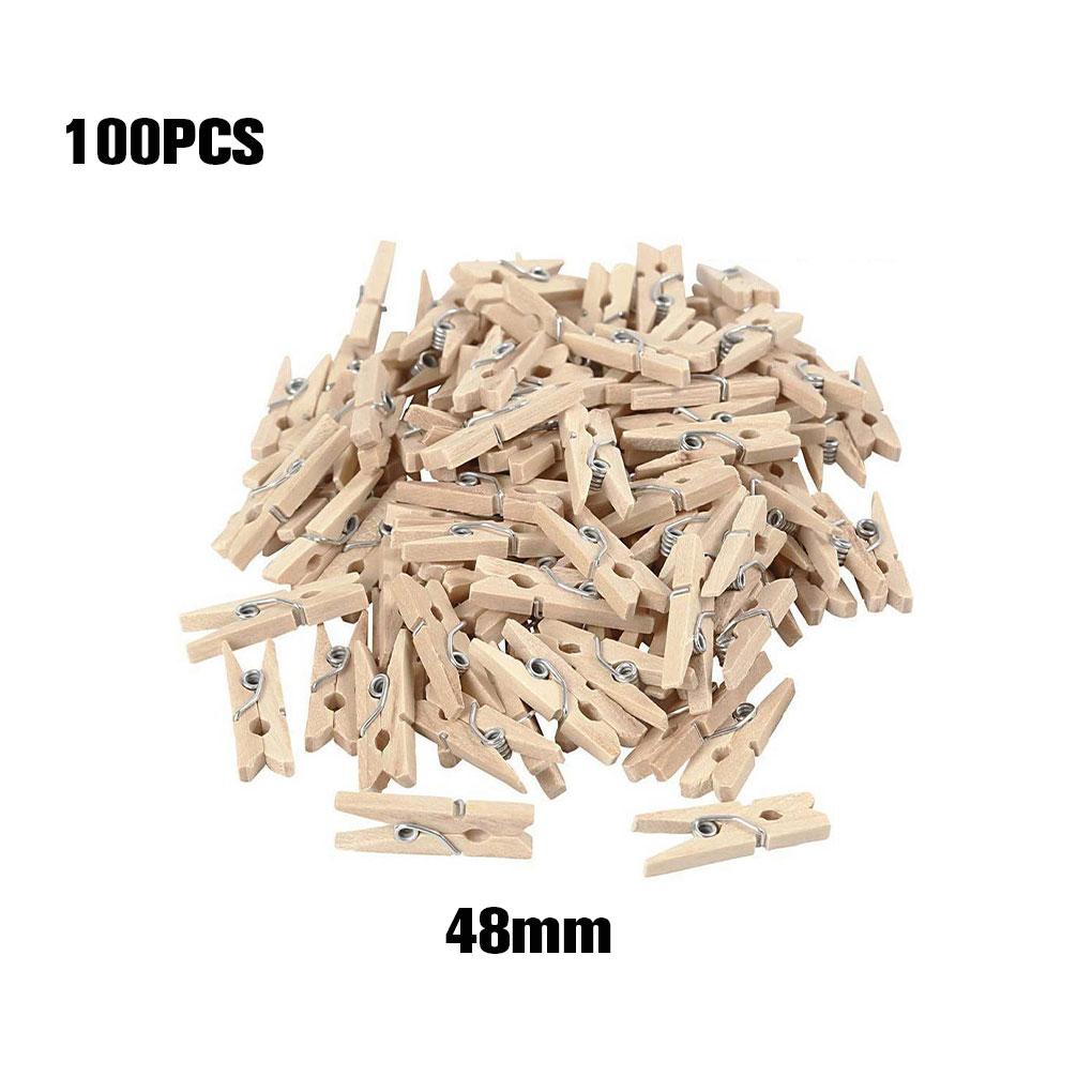 Набор деревянных зажимов - Удобный для и прищепки для фото и украшения Деревянные прищепки Деревянные зажимы Мода