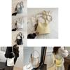 Stylish And Trendy Korean Aesthetic Bucket Bag For Women In Black Blue Yellow White