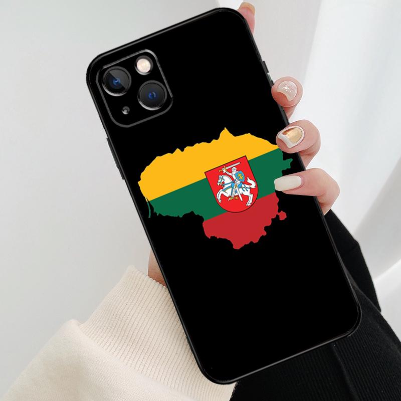 Модный Чехол для Телефона с Флагом Литвы Для iPhone 17 Pro Max 14 13 12 11 15 16 Pro Max mini 15 16 Plus 16e 17 Air Cover