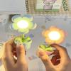 Mini Led Flower Night Light Cute Small Table Lamp Desktop Ornament Bedside Bedroom Ambient Lights Children Toy Kids Holiday Gift