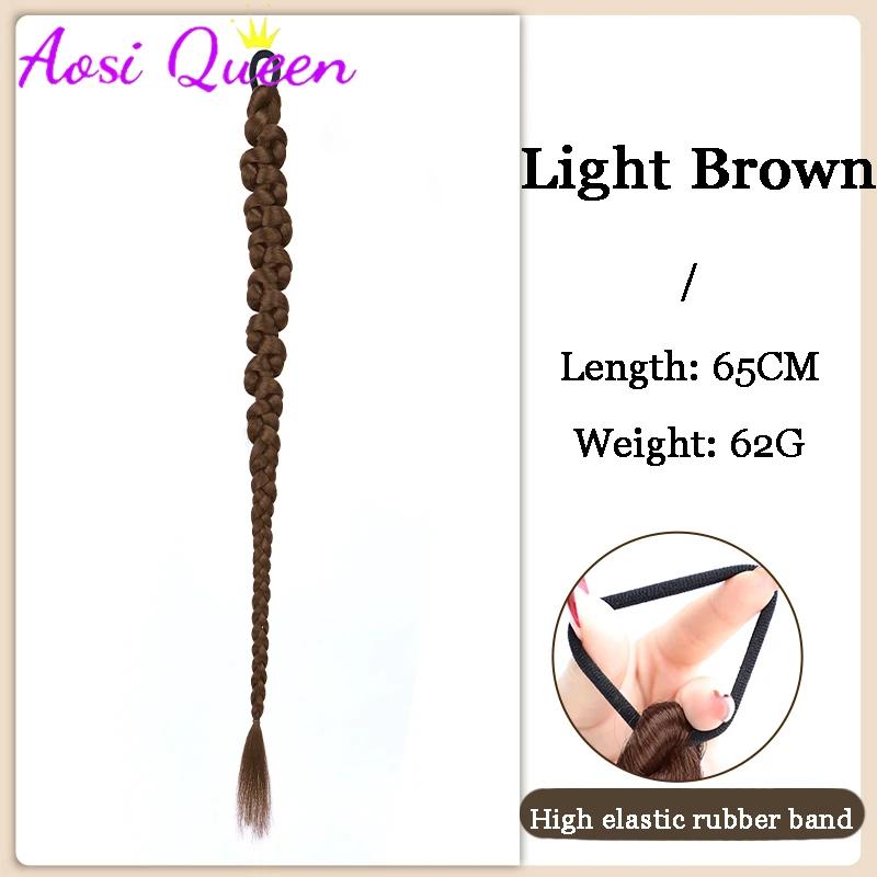 Synthetic Hair Extensions 1PCS 26inch Wig Twist Braid Braid Hip Hop Ponytail Girl for Women Daily Party Use