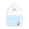 Sanrio Hello Kitty Minimalist Casual Fashion Summer Fresh Bow Print Lightweight High-Value Large Capacity Backpack Women Backpack Blue White DB96735A