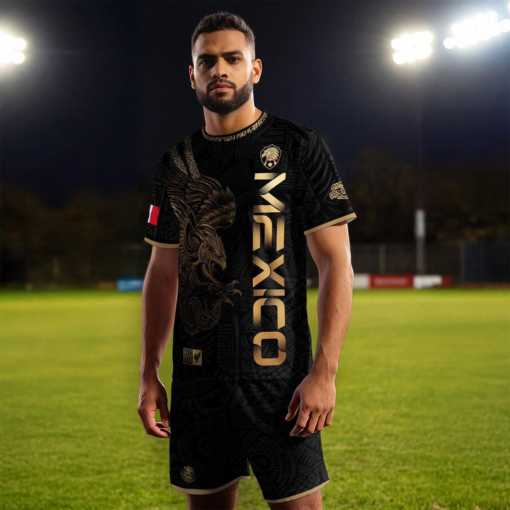 Men's Casual Short Sleeve T-Shirt Mexico Lettering Graphic Print Crew Neck Lightweight Soft Fabric Comfortable Fit
