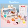 Simulation Wooden Ice Cream Store Shelves Children Toy Set For Playing Rol