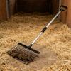 Heavy Duty Metal Manures Fork Horse Pitchforks Cleaning Tool Metal Horse Manures Rake For Horse Stable Cleaning Enduring